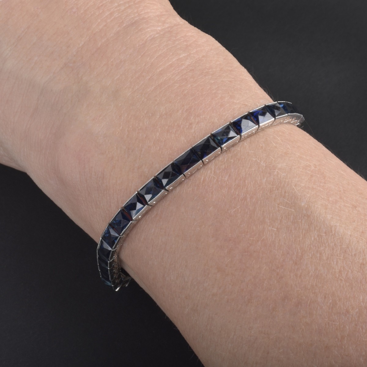 Art Deco Sapphire Bracelet