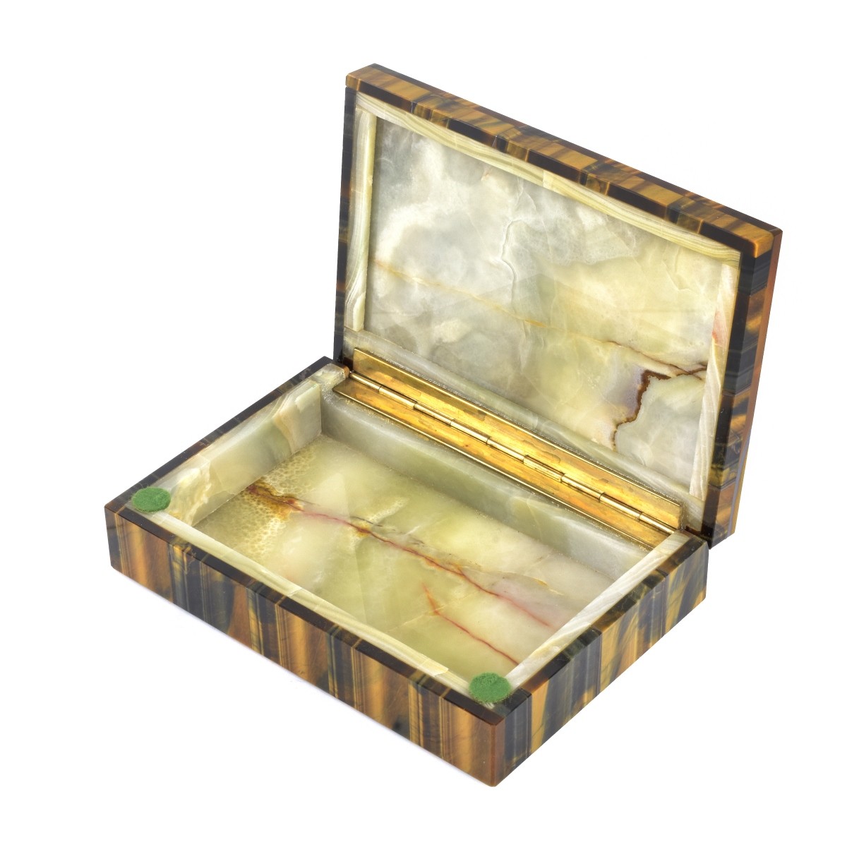 Tiger Eye and Onyx Box