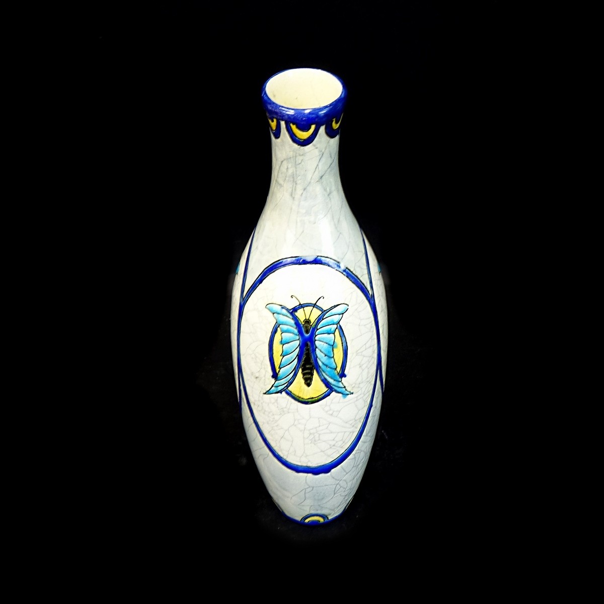 Charles Catteau Faience Vase