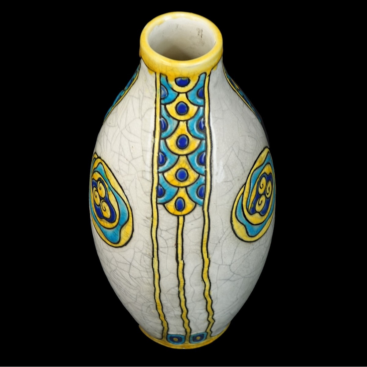 Charles Catteau Faience Vase