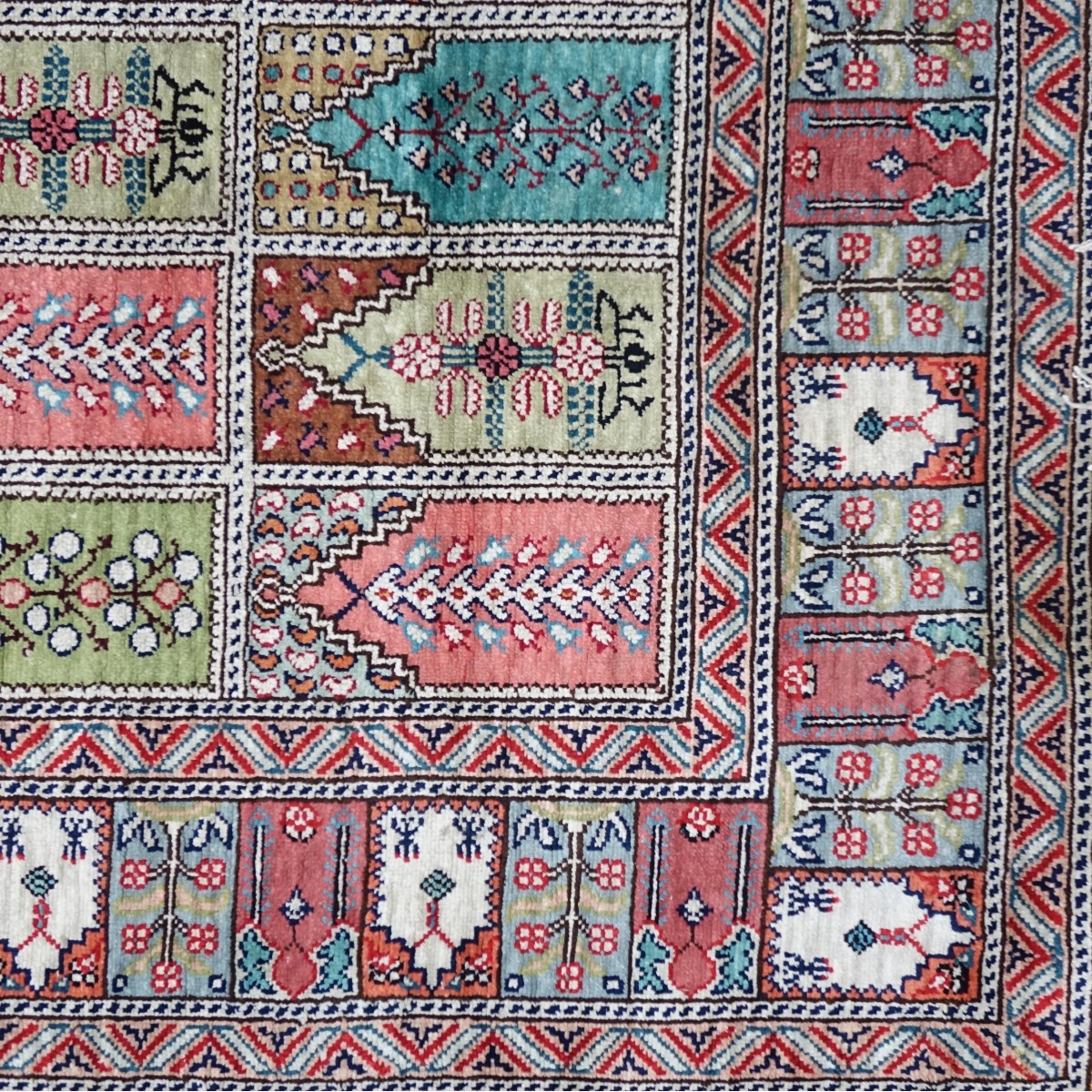 20th C. Middle Eastern Silk Rug