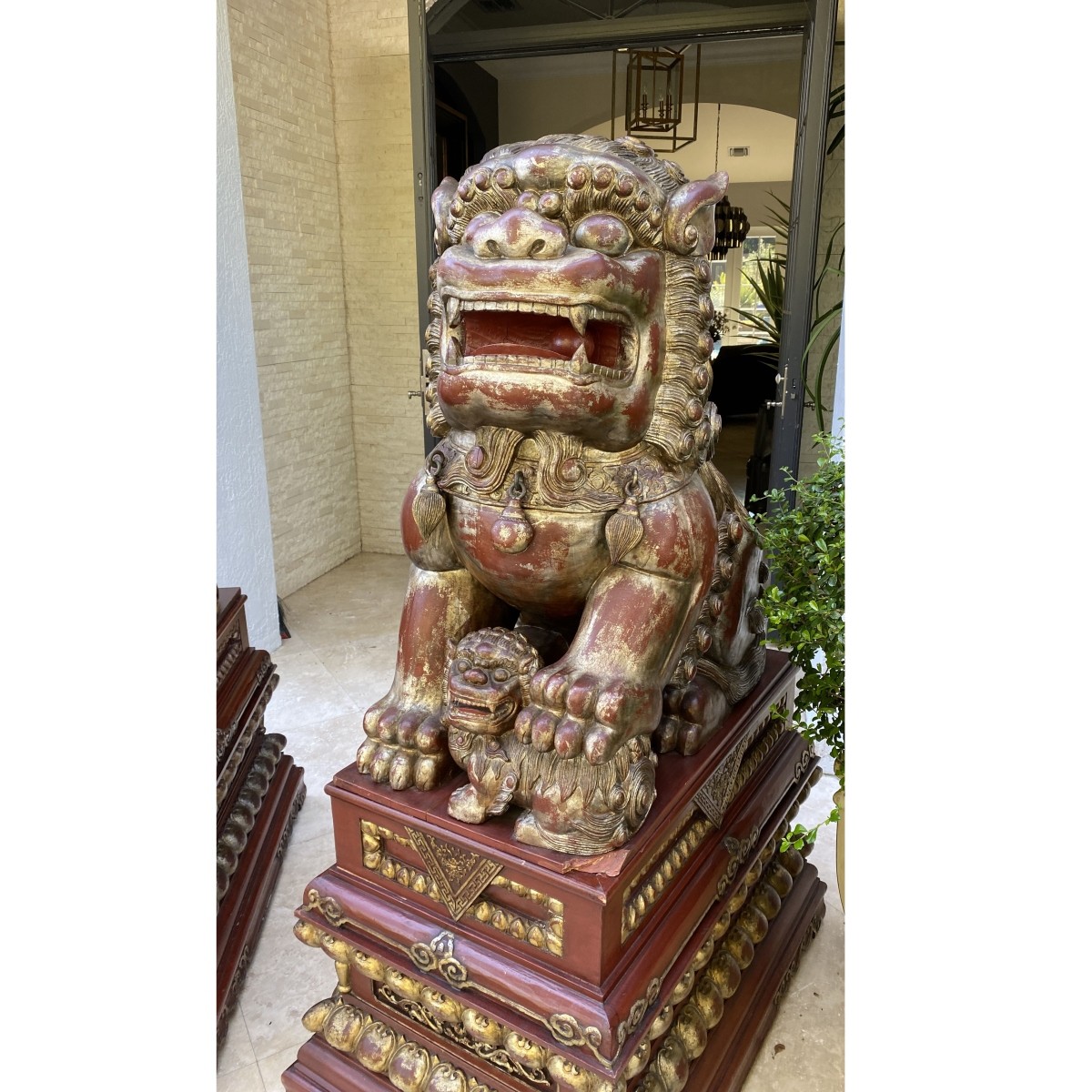 Pair of Chinese Foo Dogs