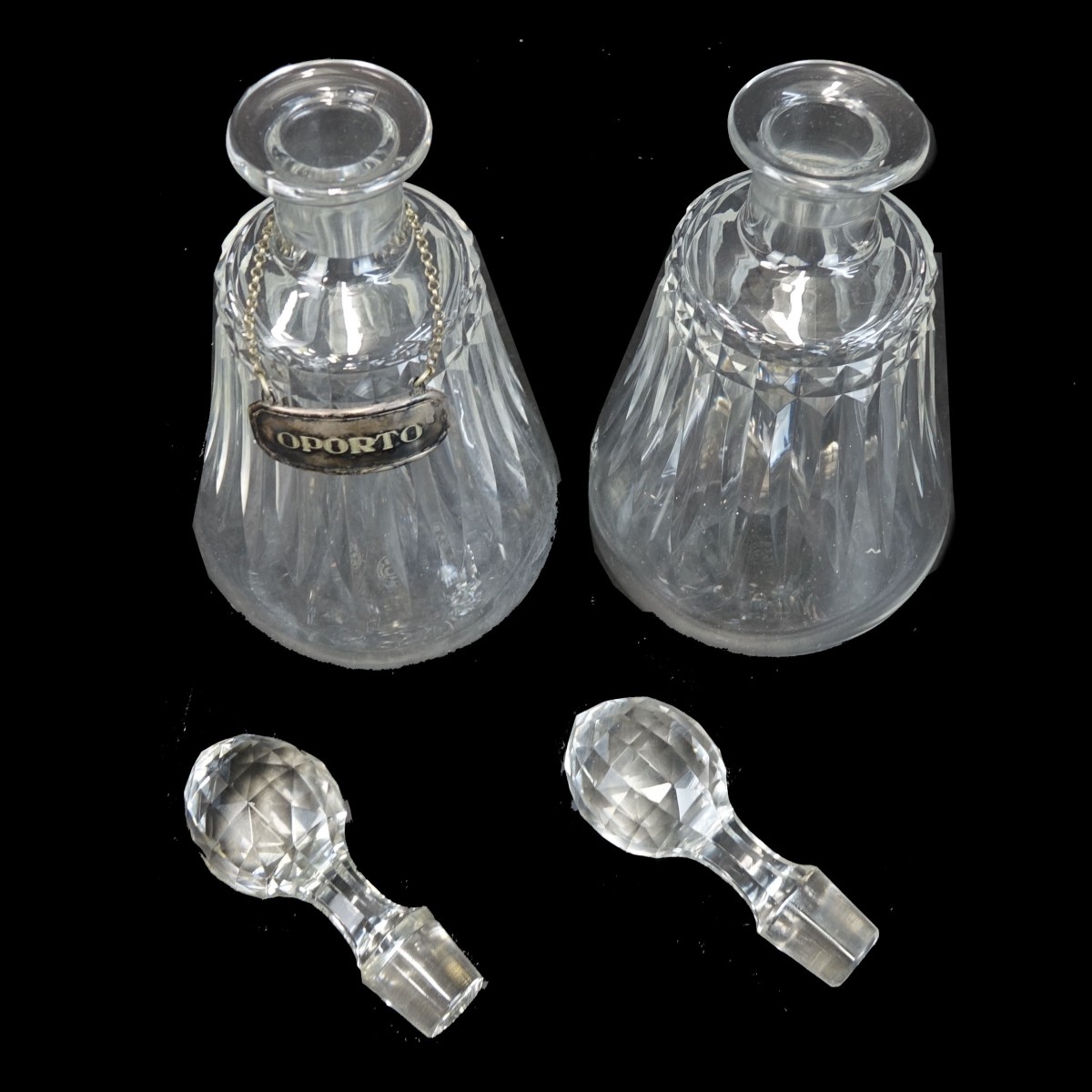 Pair of Baccarat Decanters