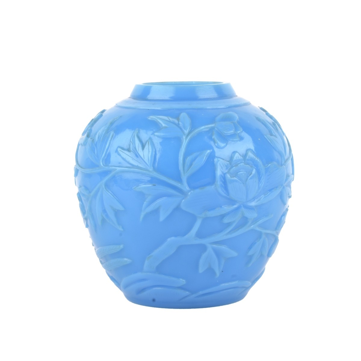 Early 20th C. Chinese Peking Glass Jar