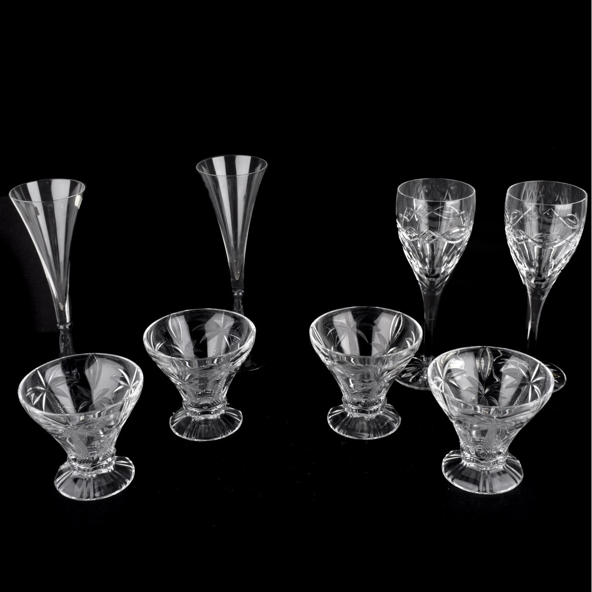 Assorted Crystal Tableware