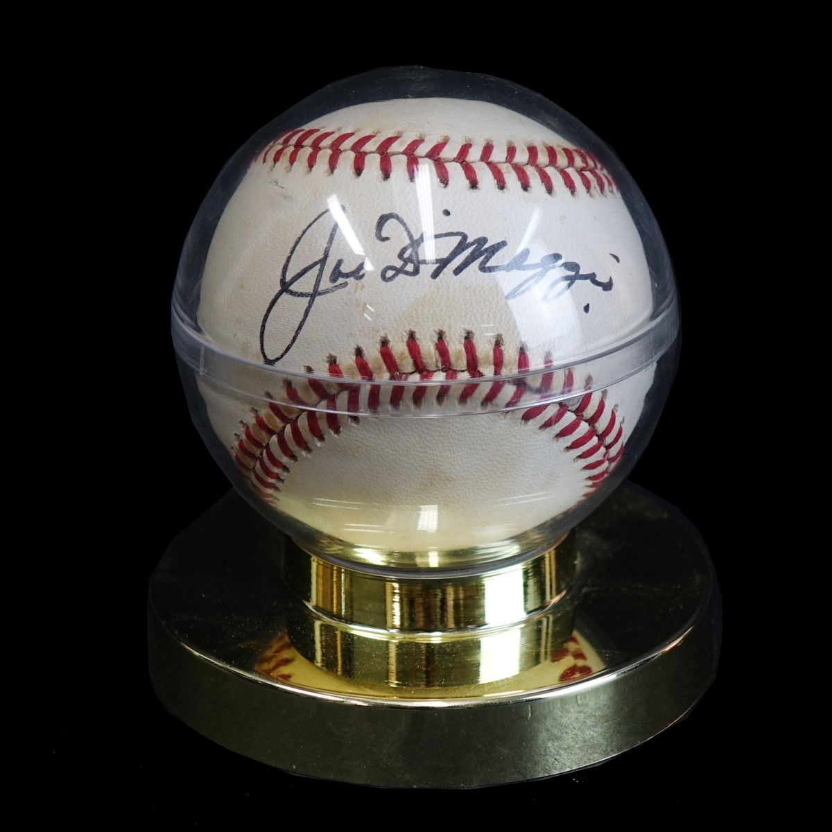 Joe DiMaggio Hand Signed Baseball