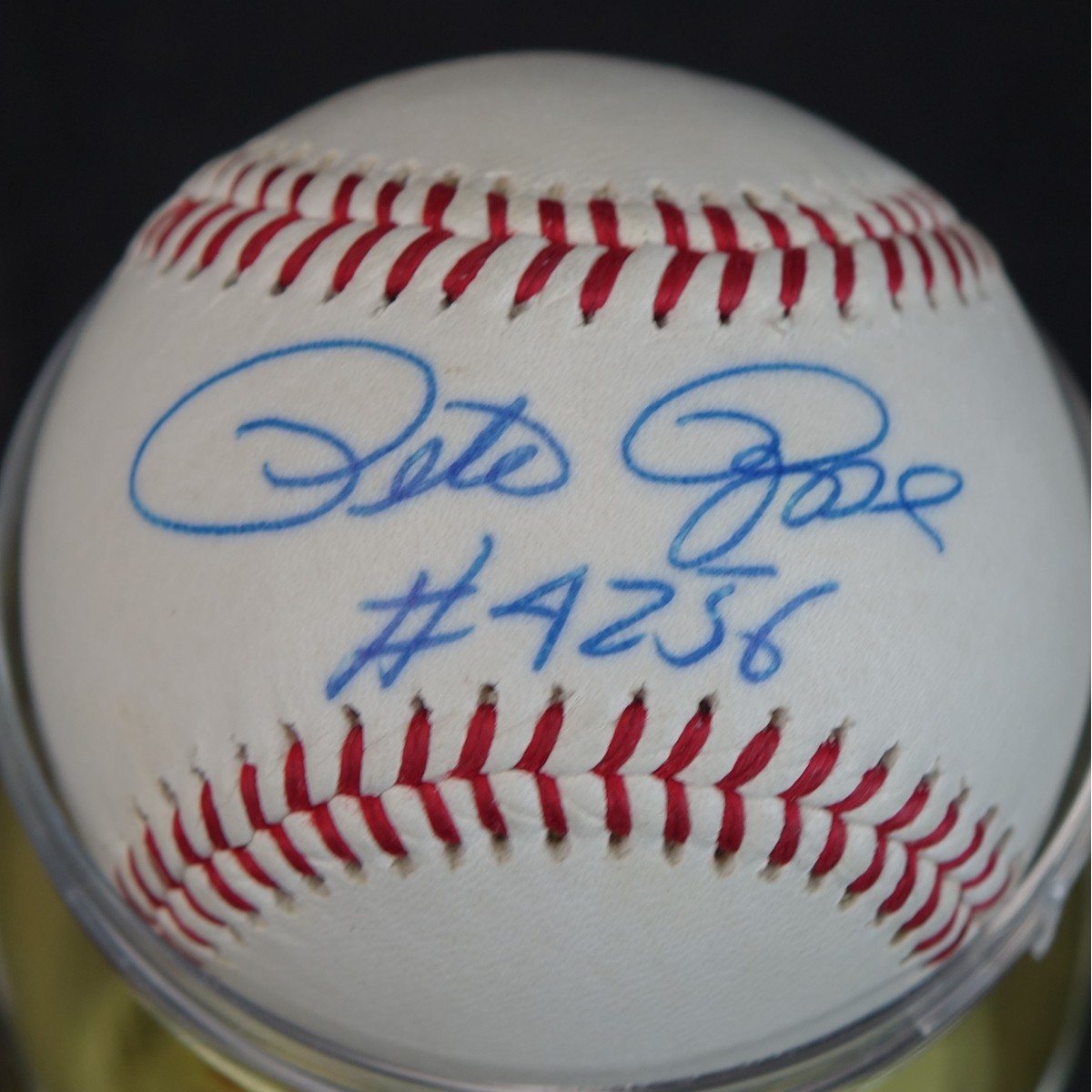 Pete Rose Hand Signed Baseball