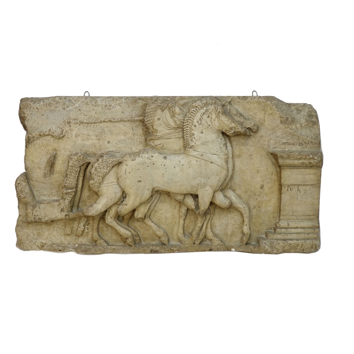 French Plaster Relief Cast of Temple of Siphnos