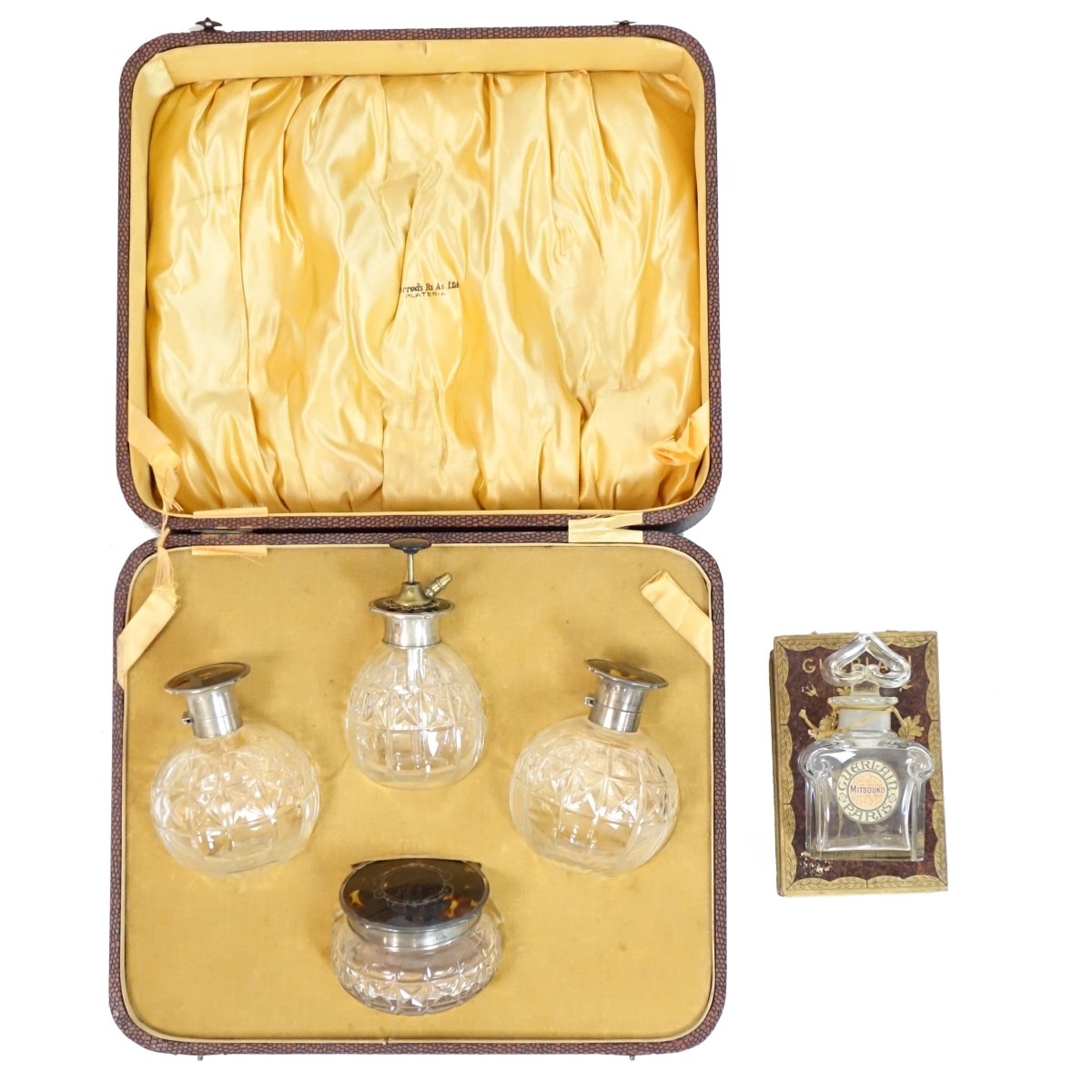 Albert Carter English Silver Vanity Set