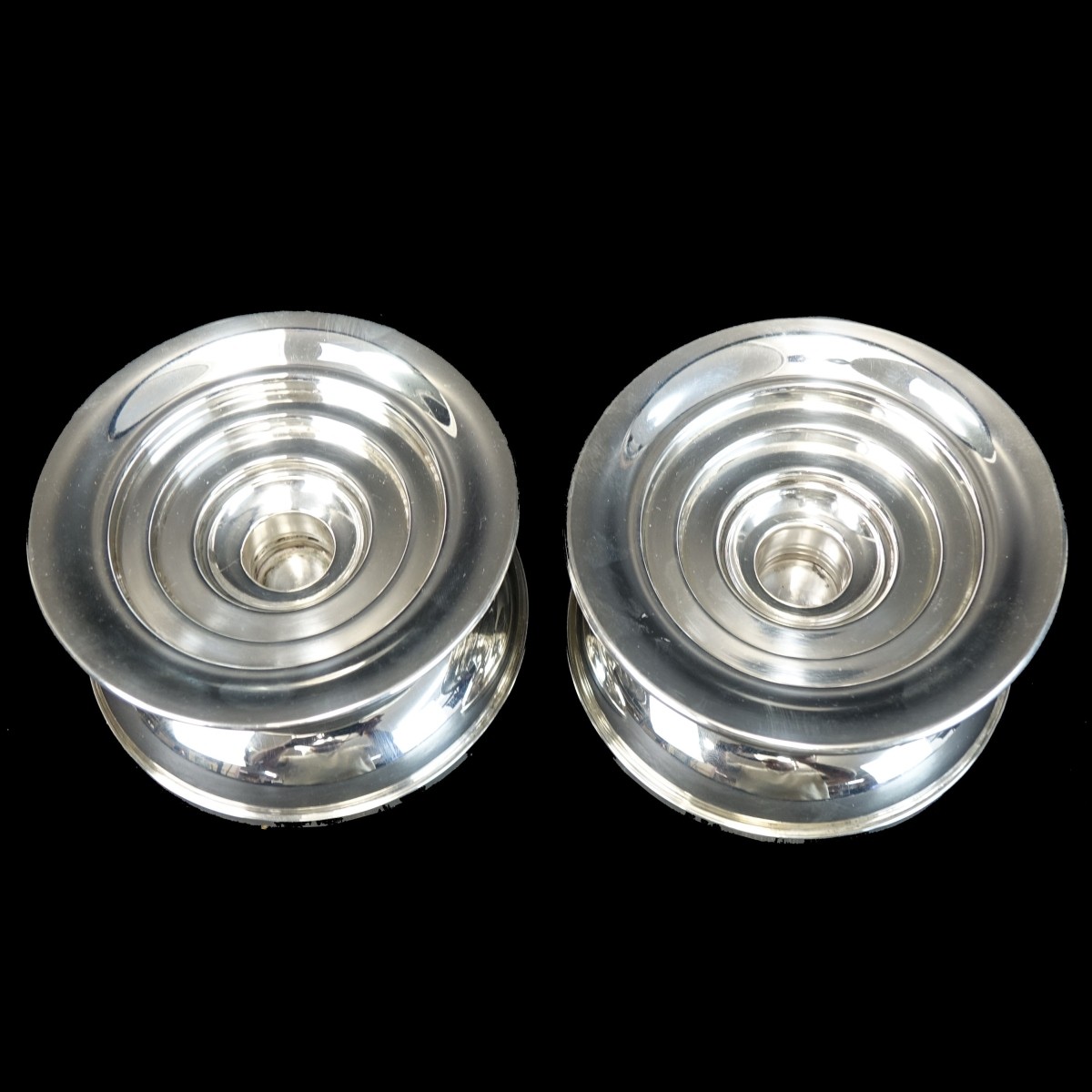 Pair of Cartier Candleholders