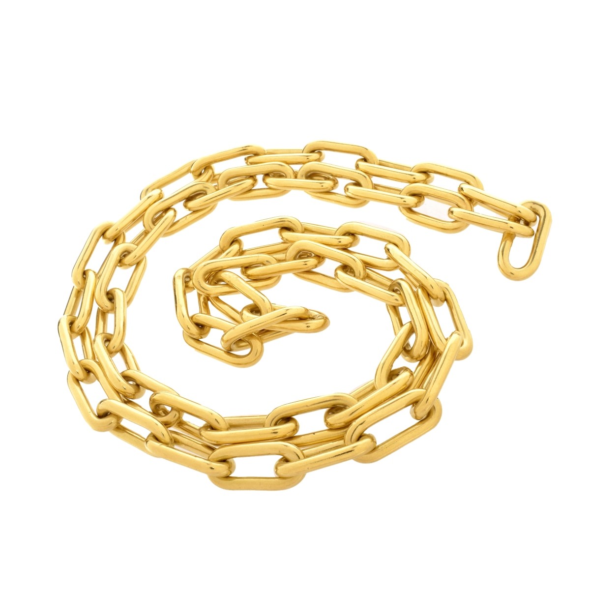 Rolo Link 18K Chain