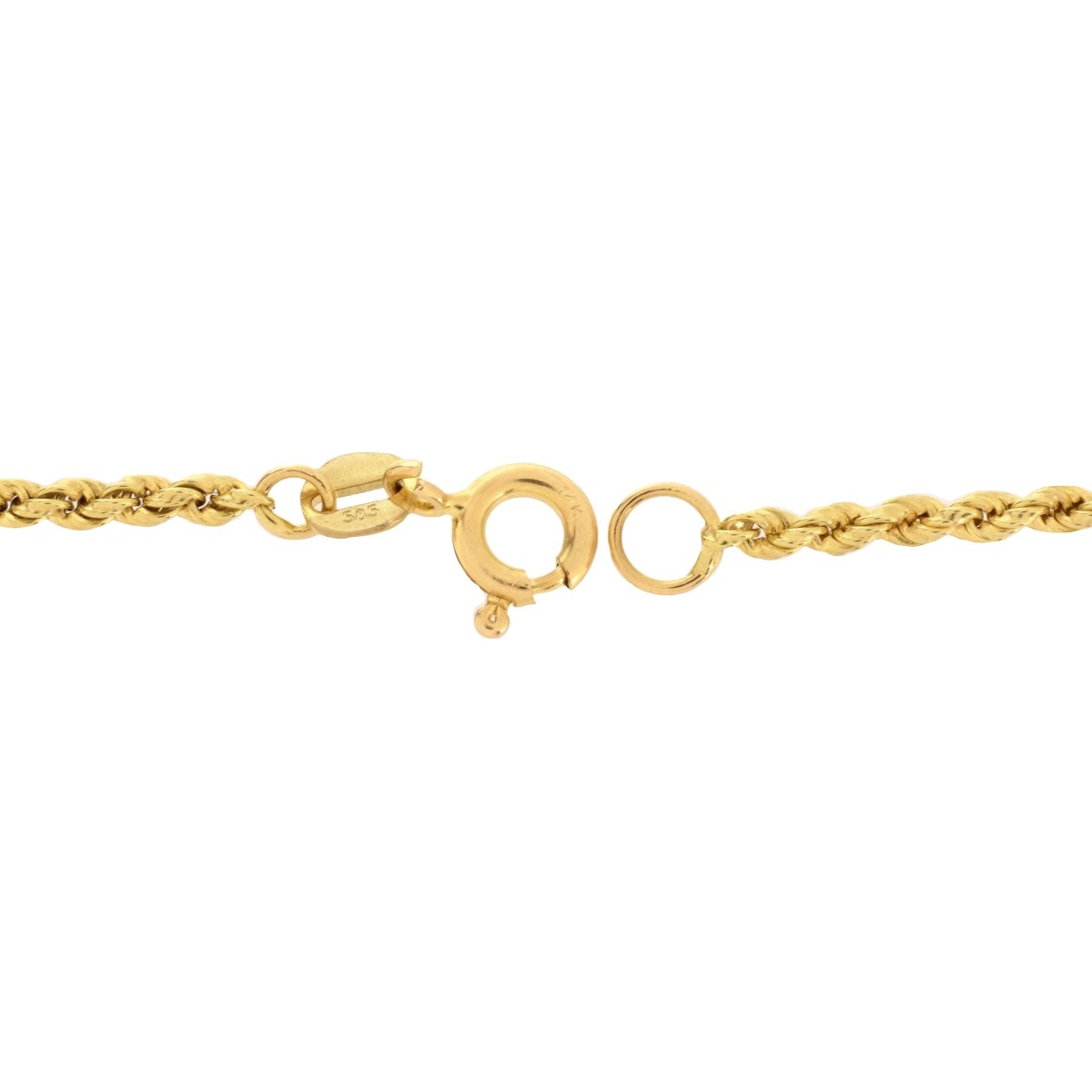 14K Rope Chain