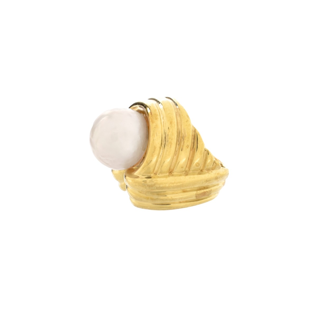 18K and South Sea Pearl Ring