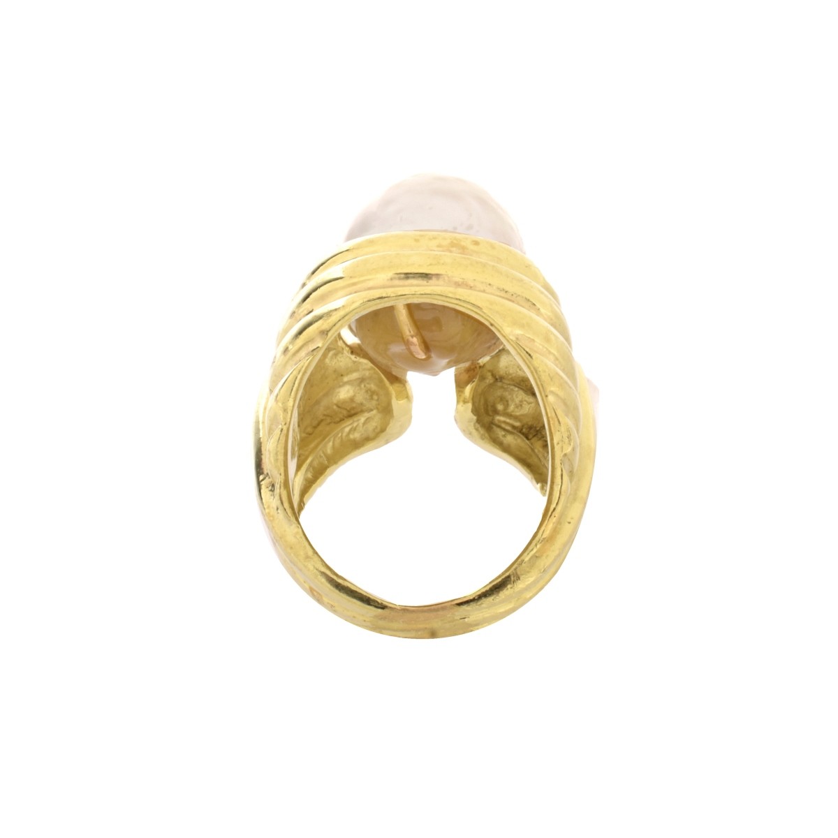 18K and South Sea Pearl Ring