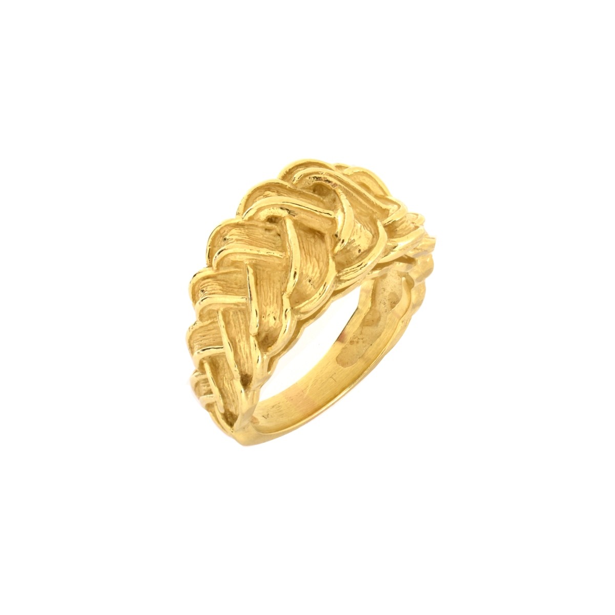 18K Braided Ring / Band