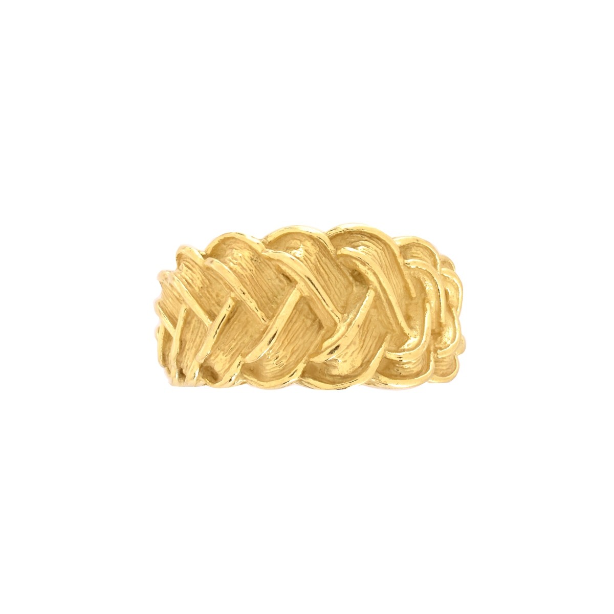 18K Braided Ring / Band