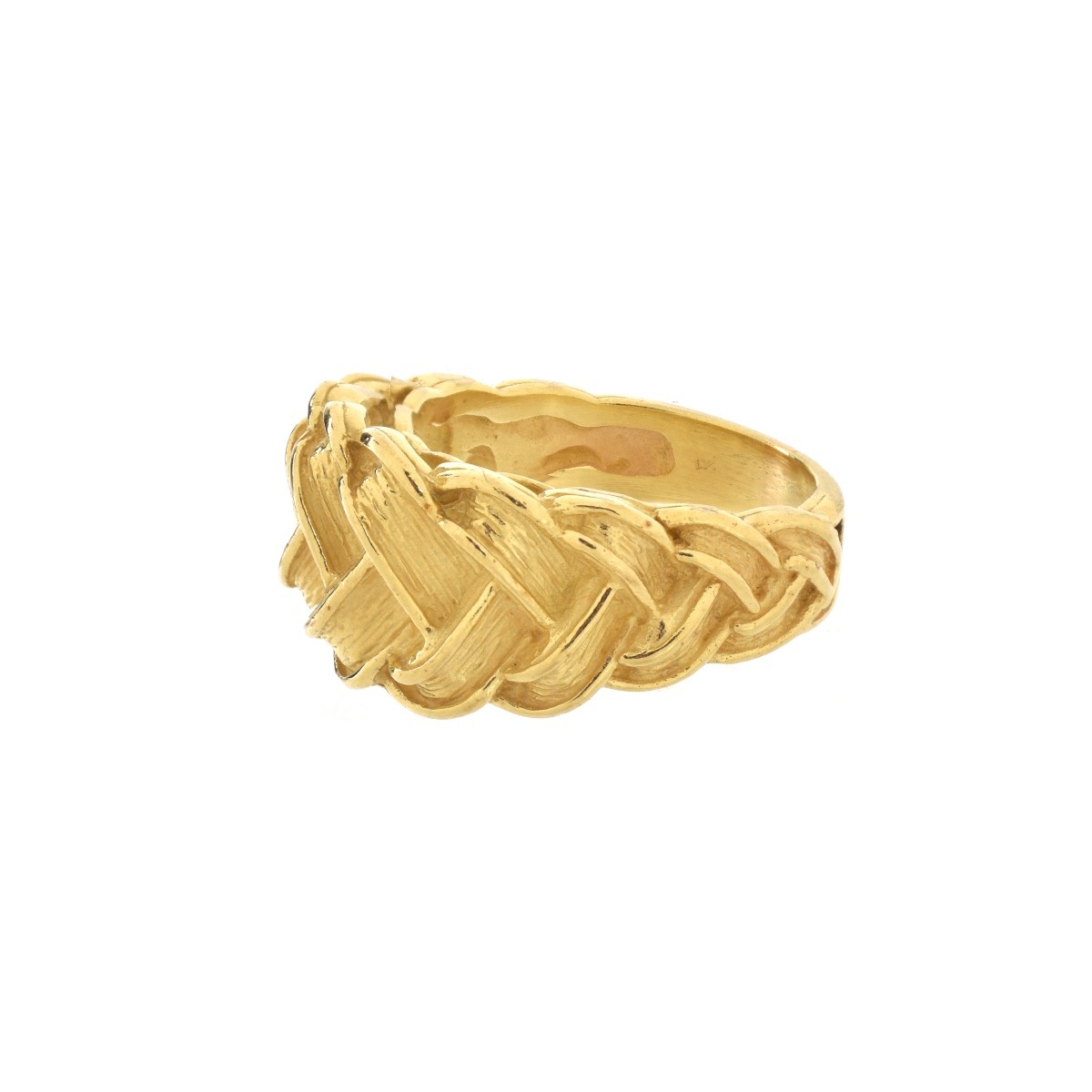 18K Braided Ring / Band