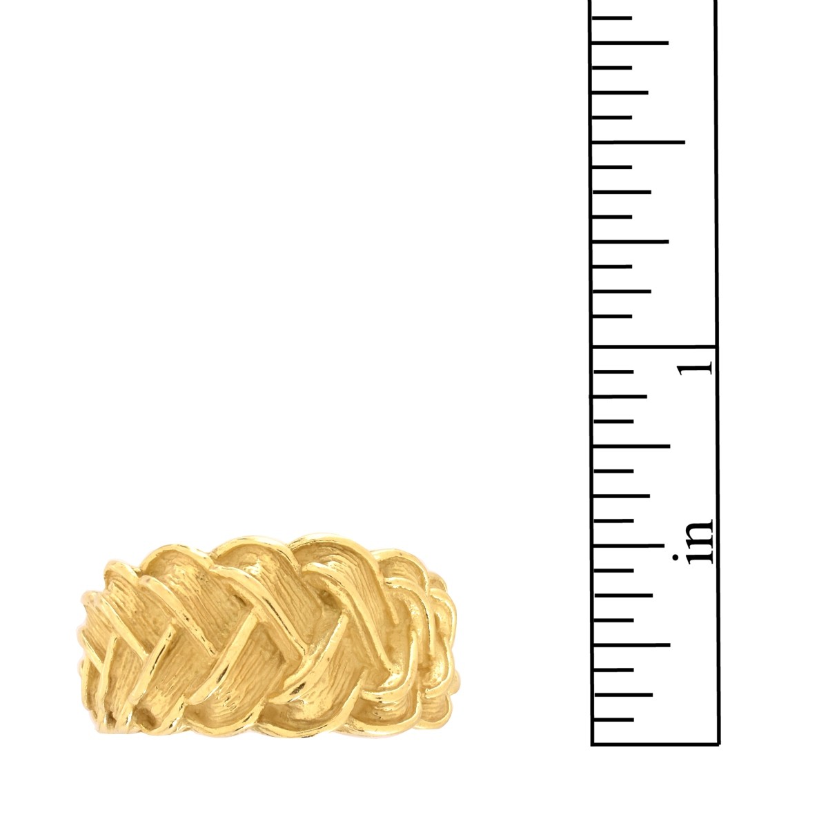 18K Braided Ring / Band