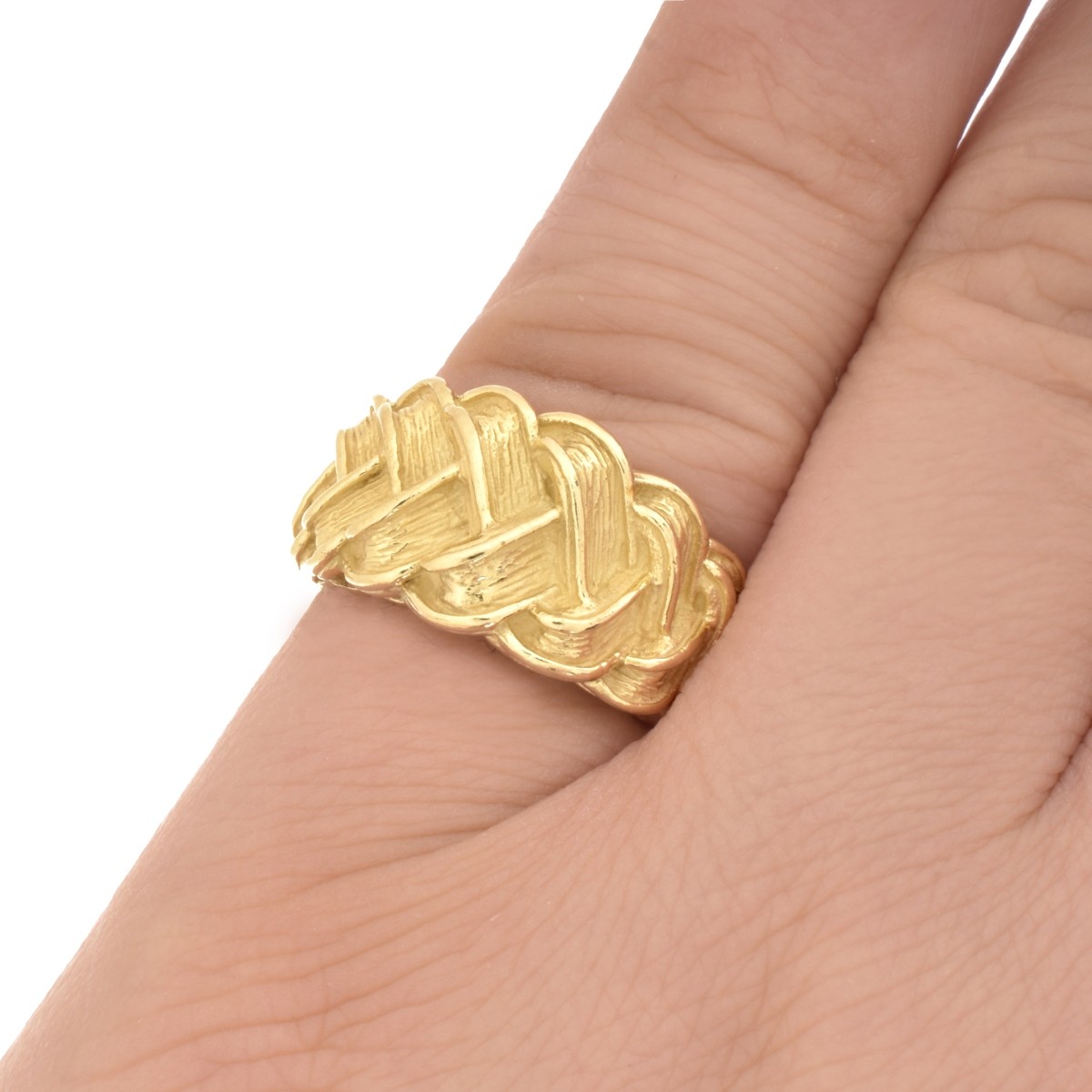 18K Braided Ring / Band