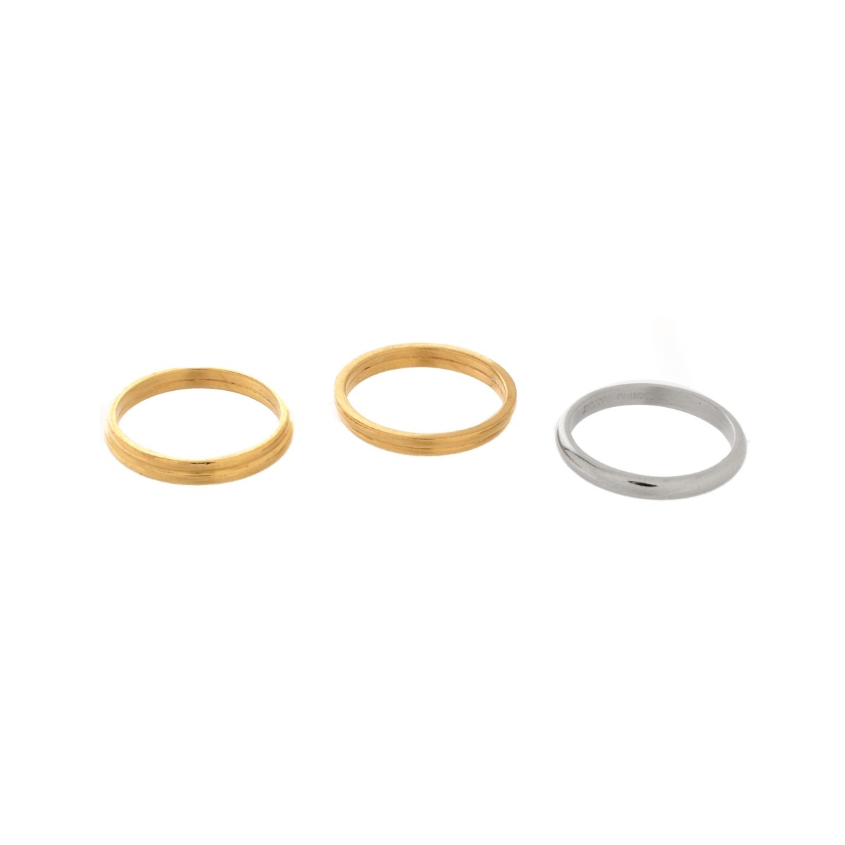 Platinum and 14K Rings / Bands