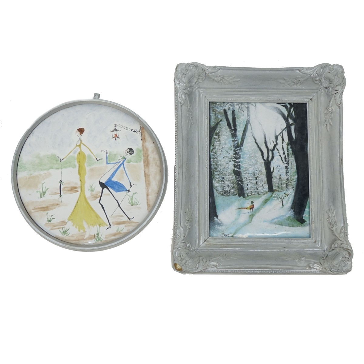 Porcelain Plaque and Enamel Plaque