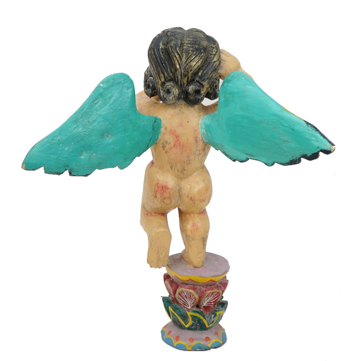 Vintage Mexican Folk Art Winged Angel