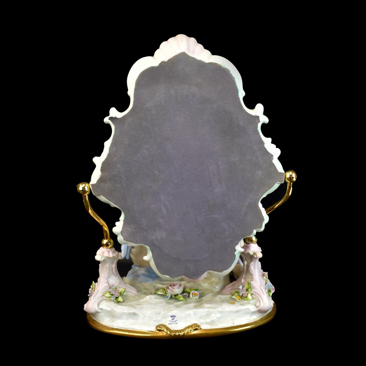 Meissen Style Dressing Mirror