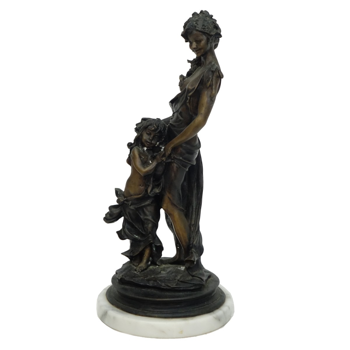 Modern Moreau Style Bronze Sculpture