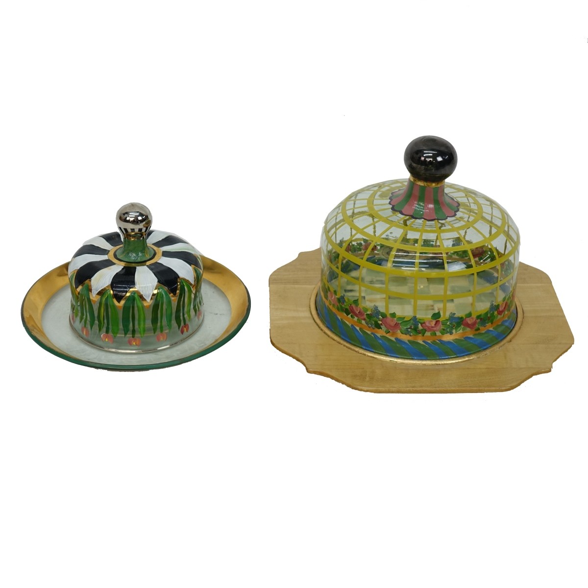 MacKenzie Childs Plates with Domes