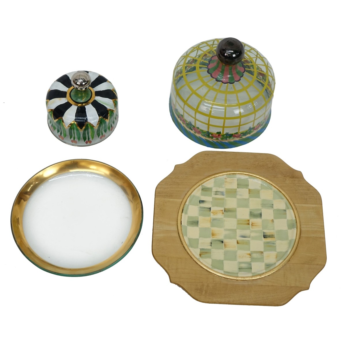 MacKenzie Childs Plates with Domes