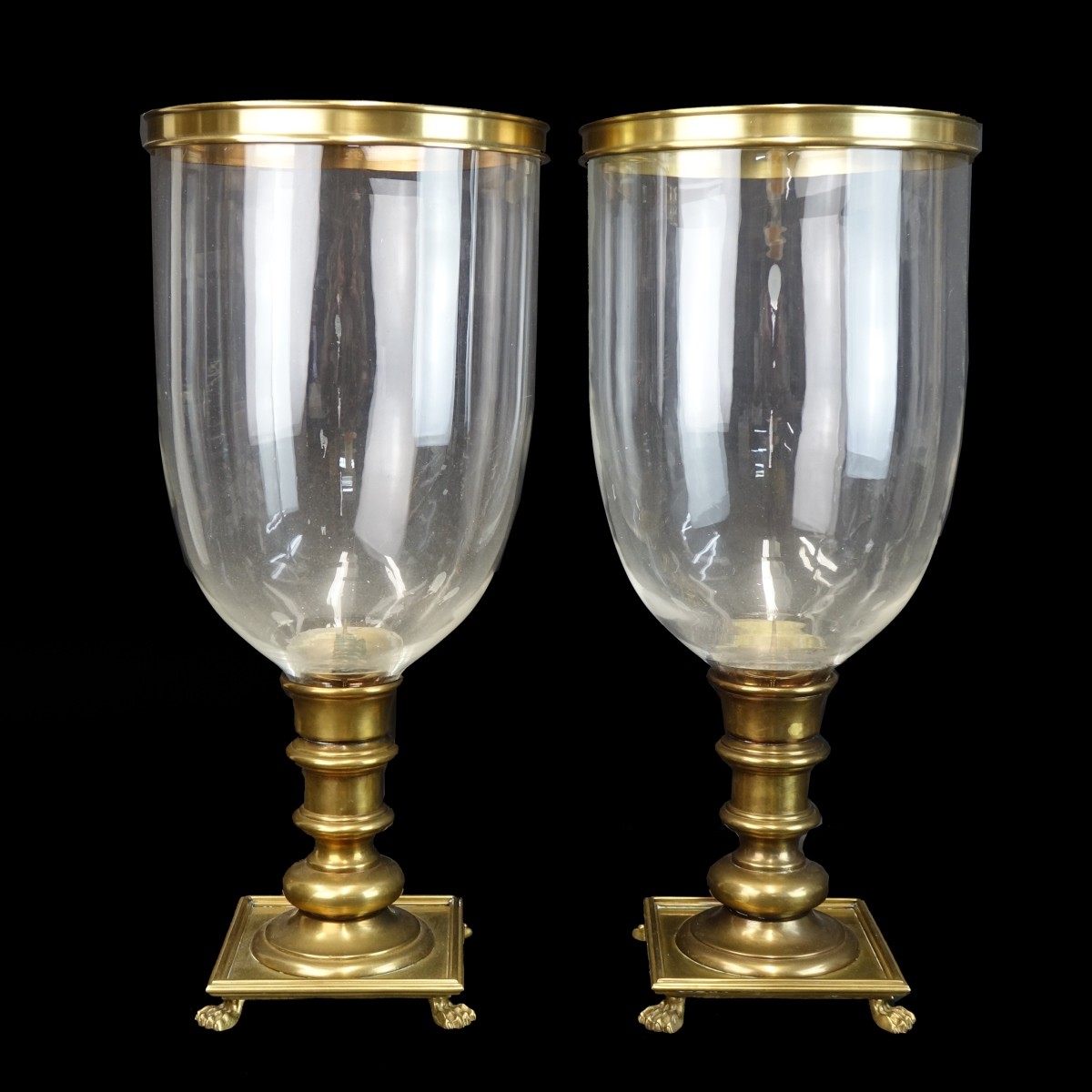 Pair of Decorative Crafts Inc. Candle Holders