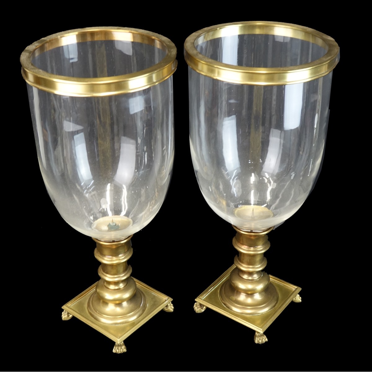 Pair of Decorative Crafts Inc. Candle Holders