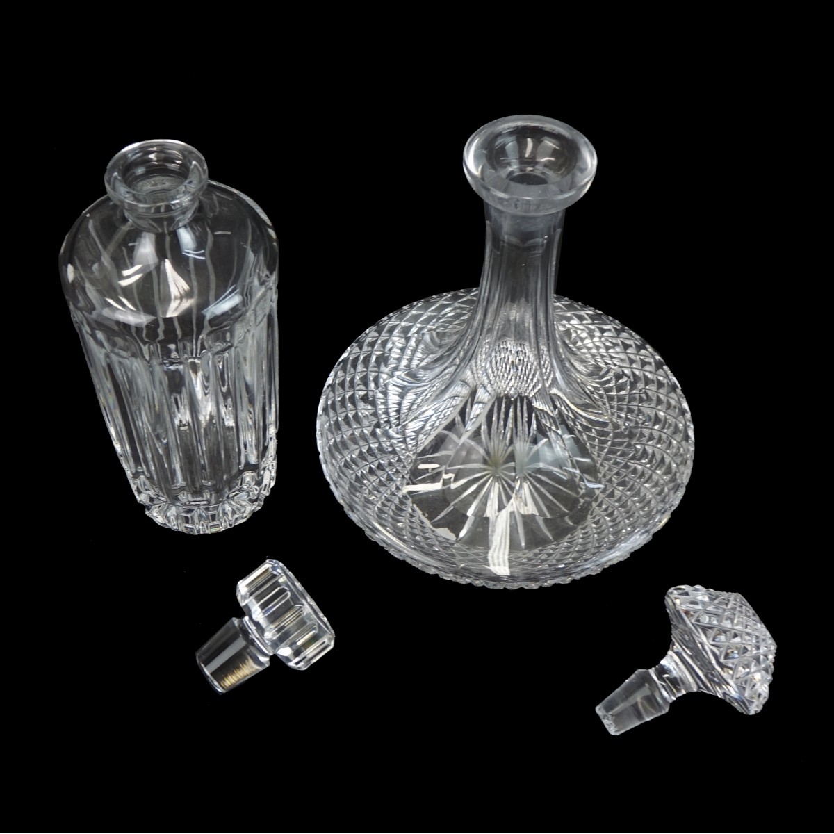 Vintage Cut Crystal Decanters