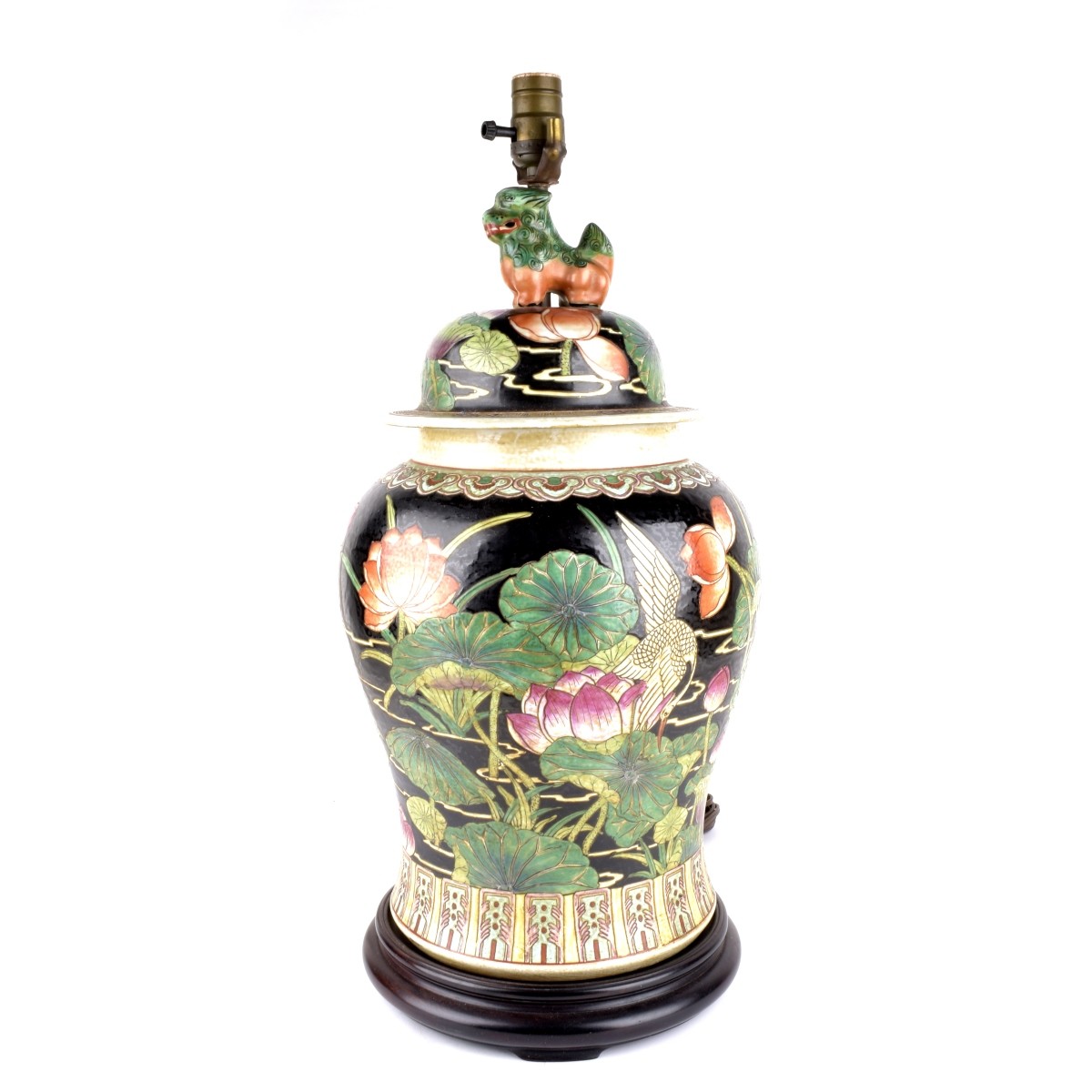 Chinese Ginger Jar Lamp