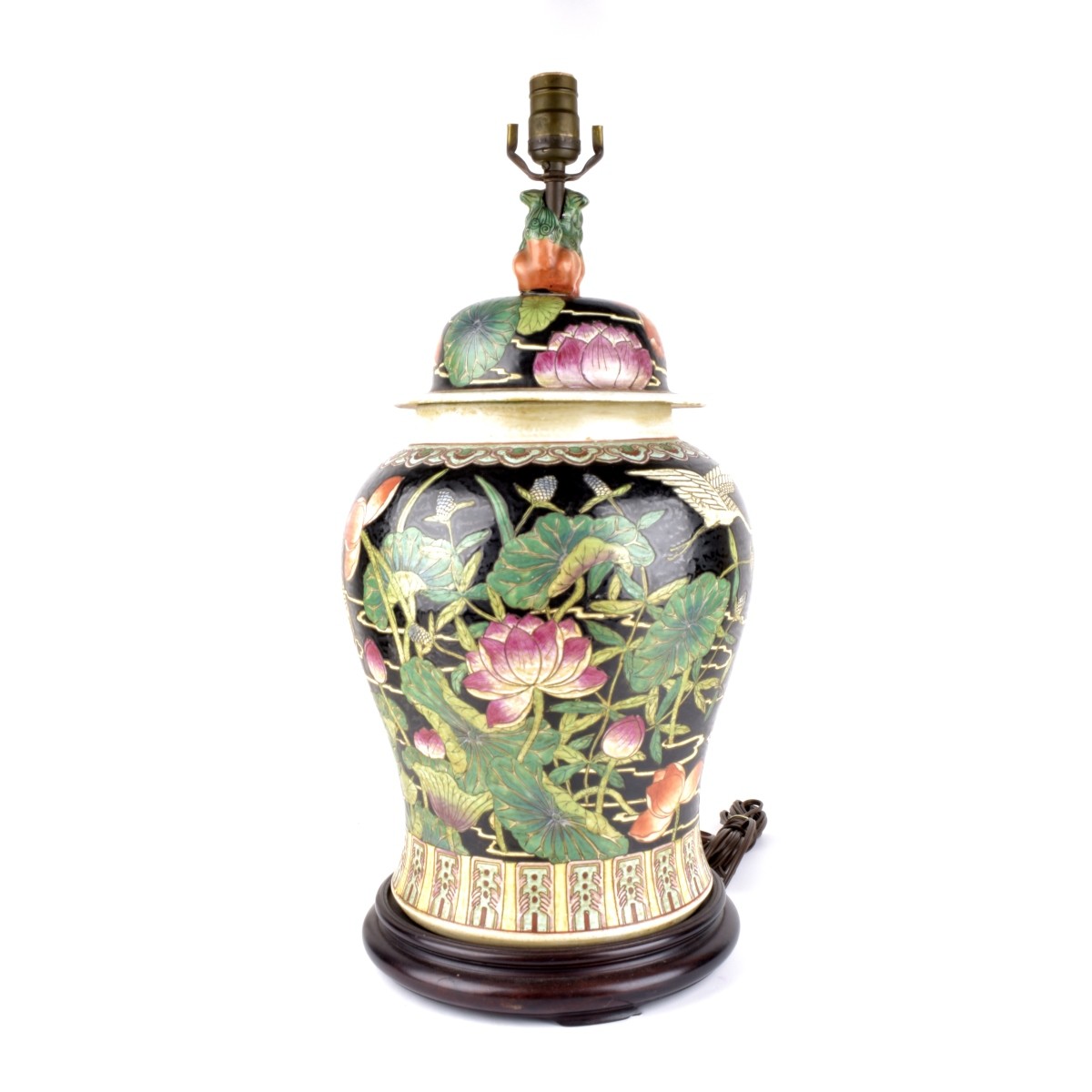 Chinese Ginger Jar Lamp