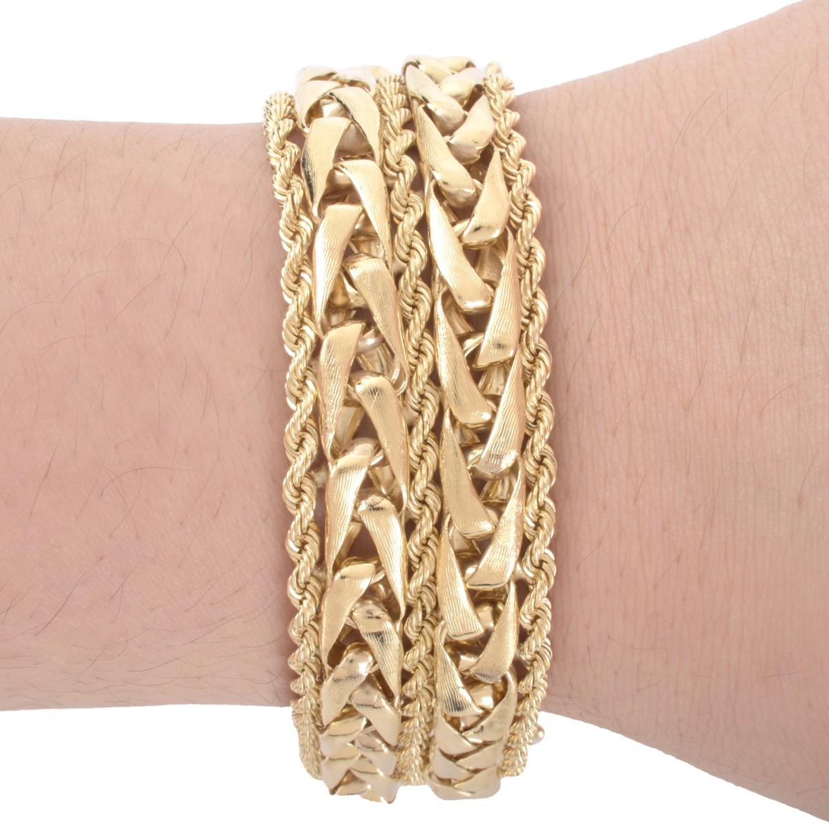 14K Link Bracelet