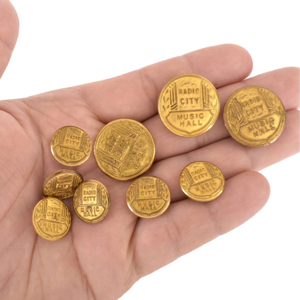 Radio City Music Hall Brass Buttons