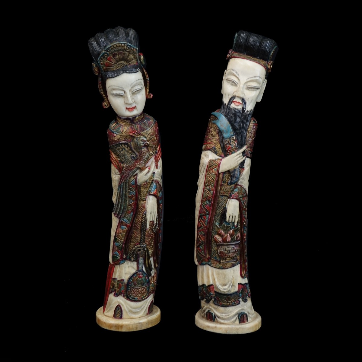 Pair of Chinese Figures