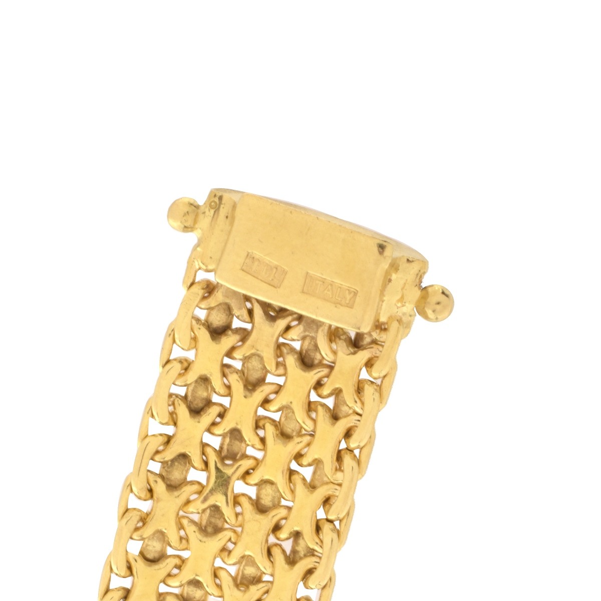 18K Mesh Link Bracelet