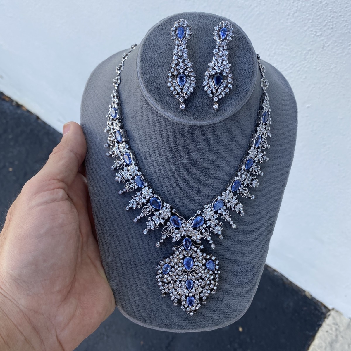 Sapphire, Diamond and 14K Suite