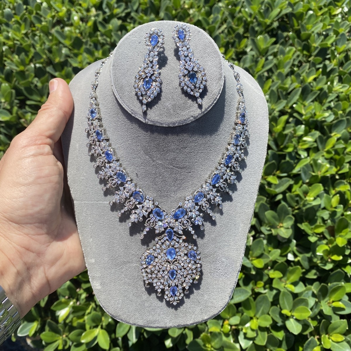 Sapphire, Diamond and 14K Suite