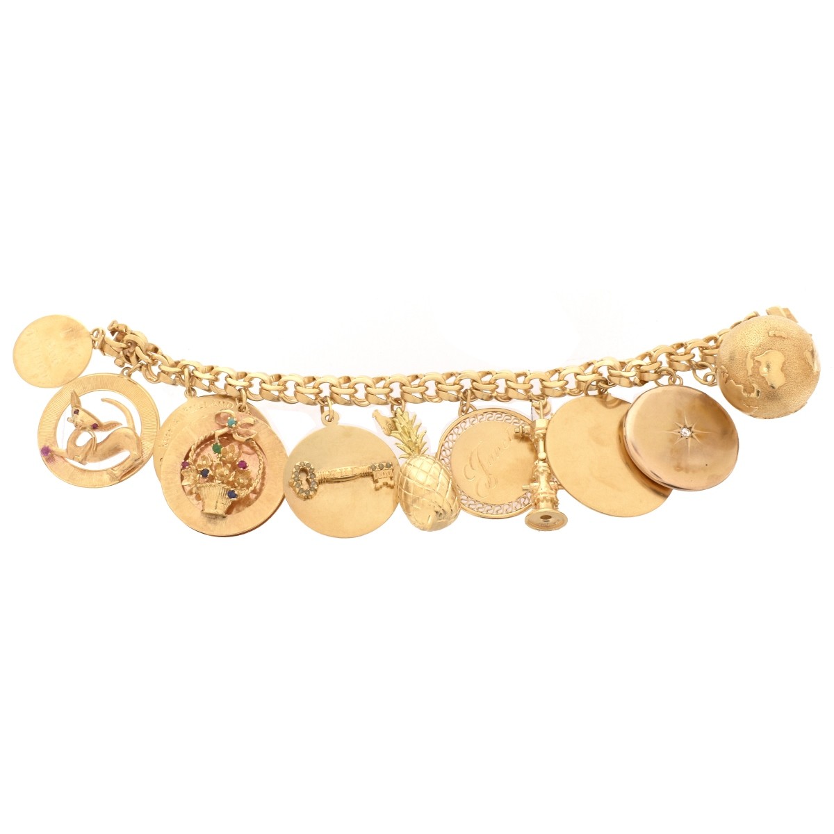 14K Charm Bracelet