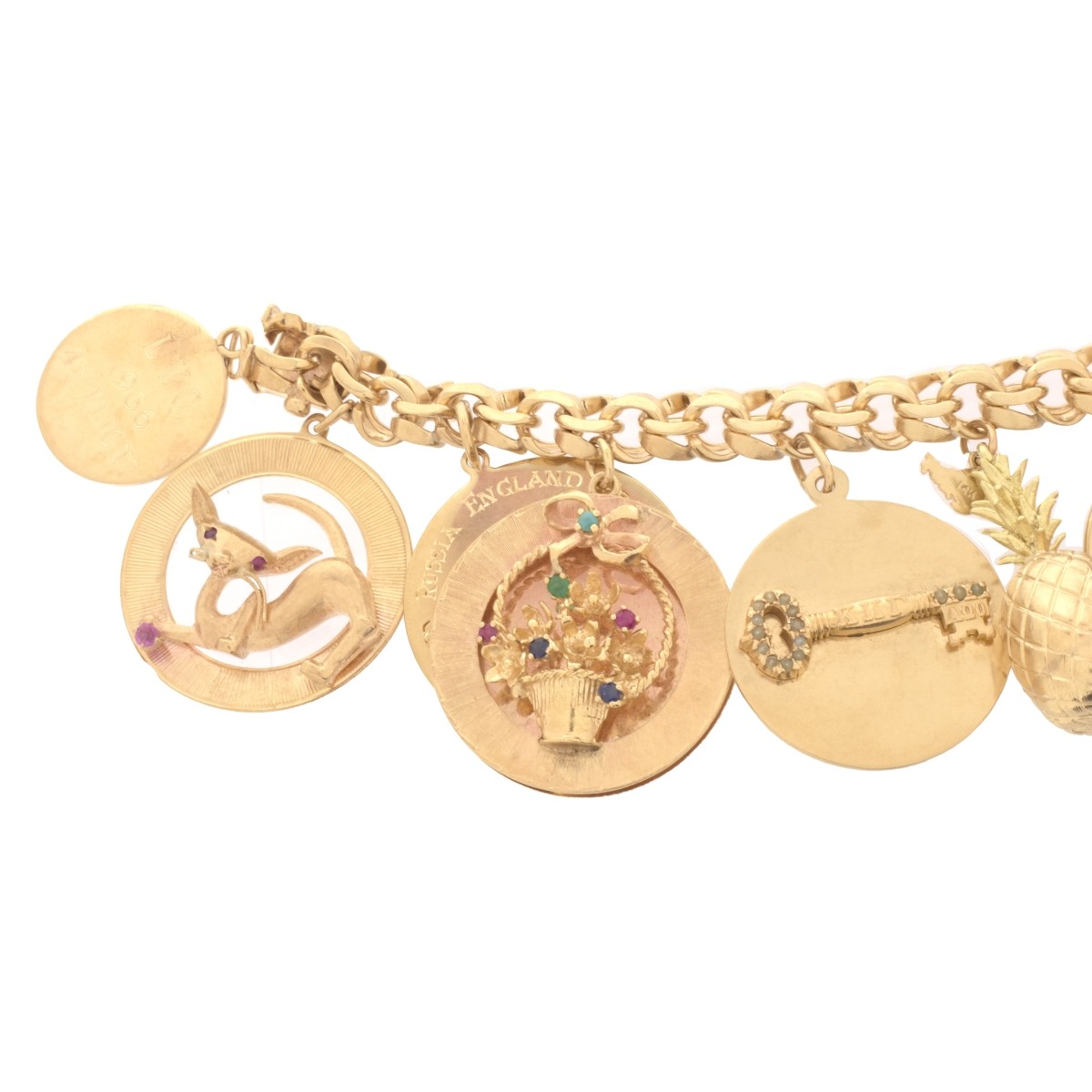 14K Charm Bracelet