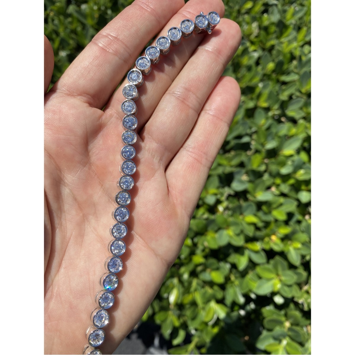 Diamond and 18K Tennis Bracelet