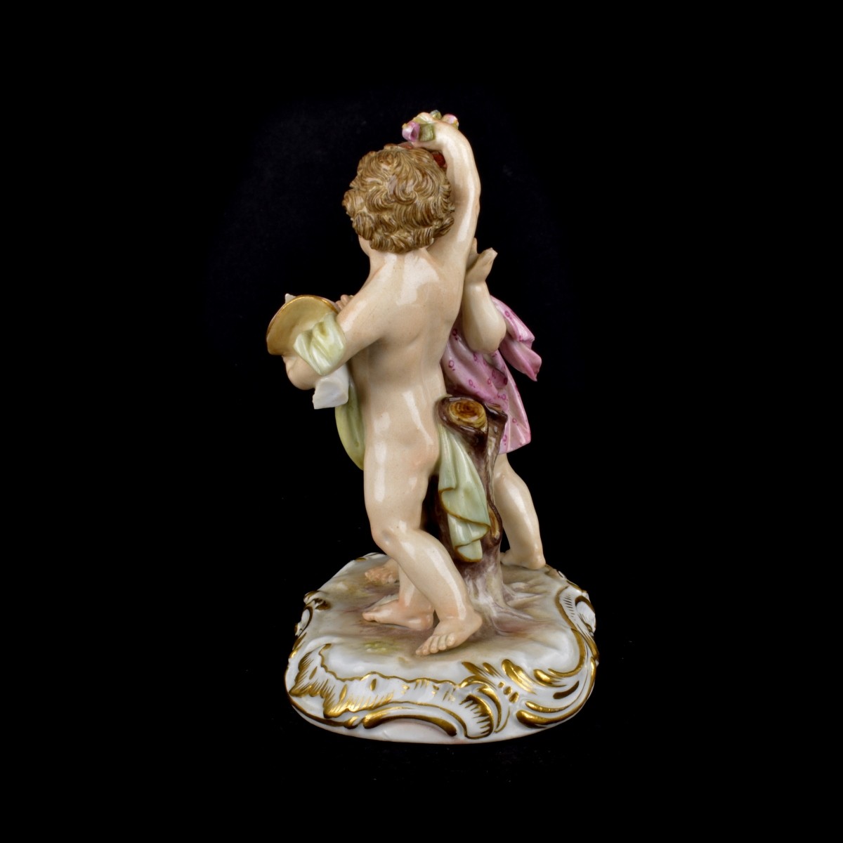 19th C. Meissen Putti Couple