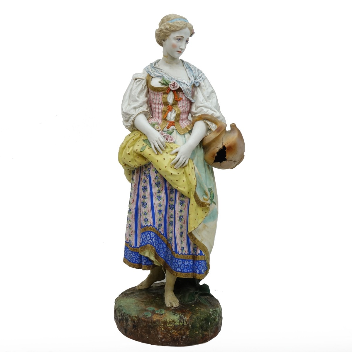 Antique Continental Figure of a Lady