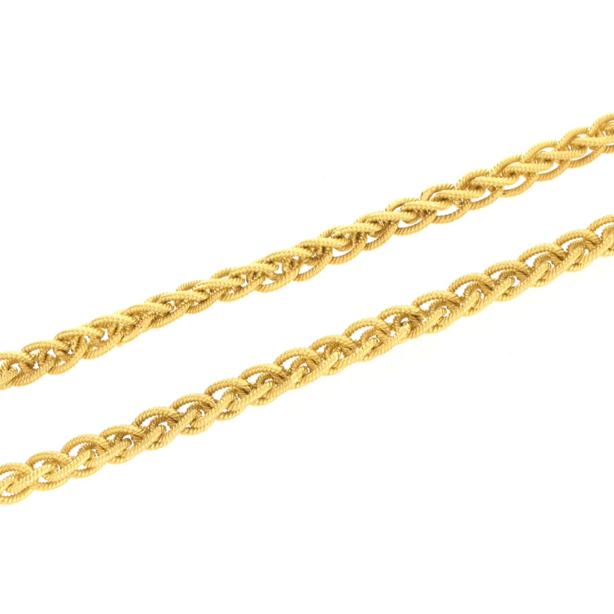 Foxtail Link 18K Chain