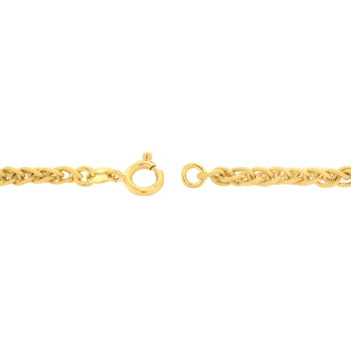 Foxtail Link 18K Chain