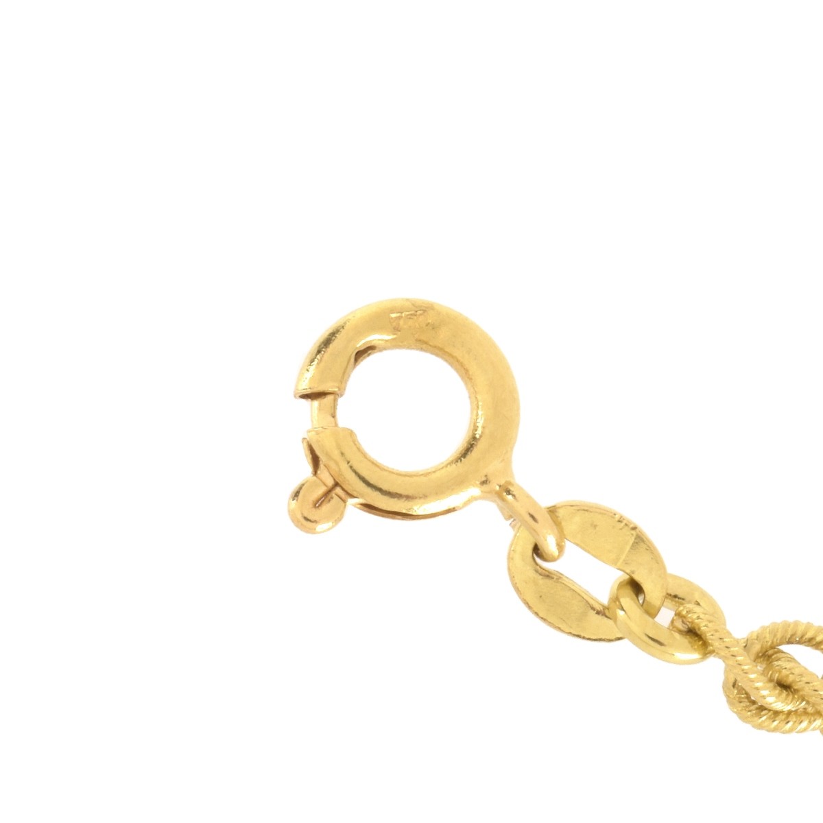 Foxtail Link 18K Chain