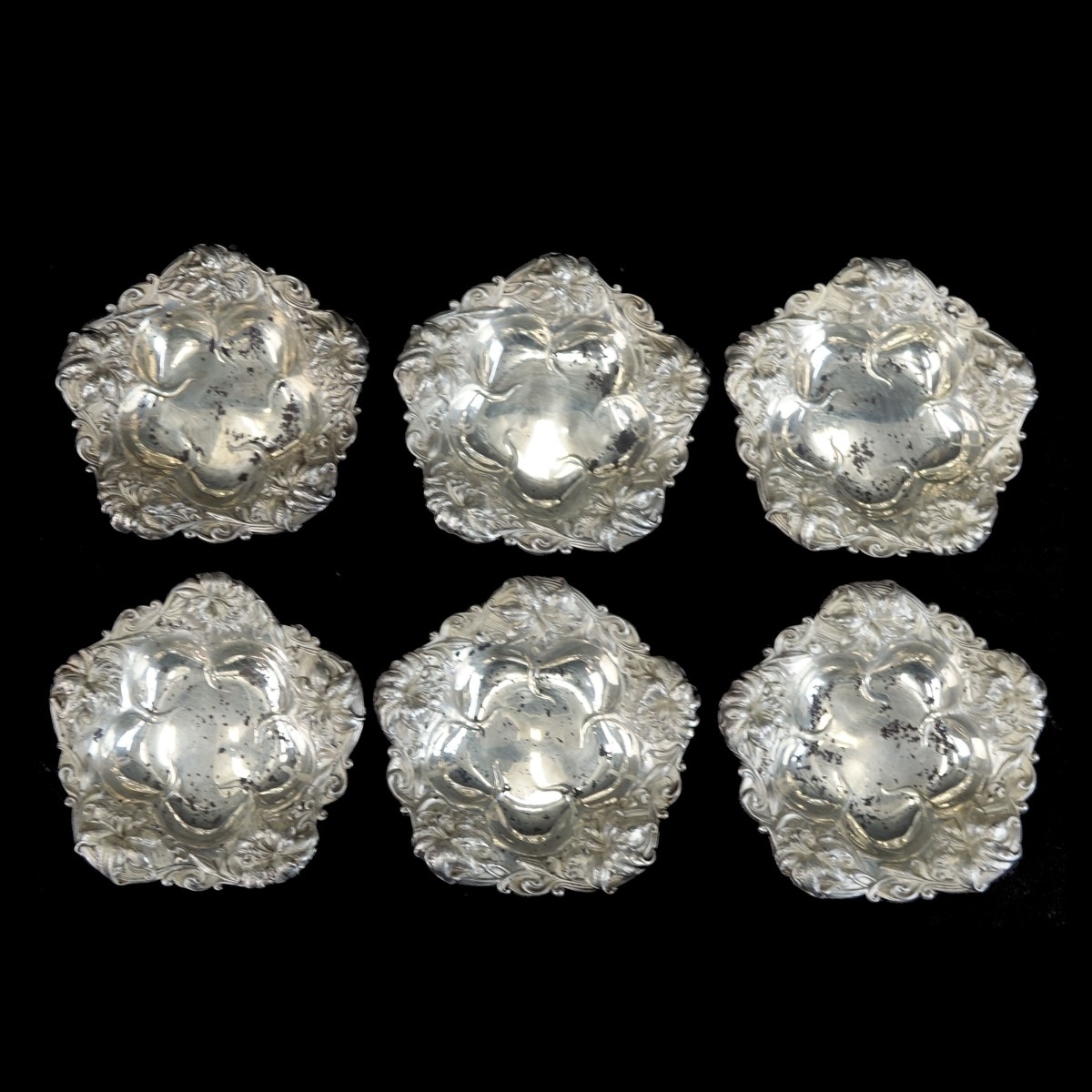 Vintage Sterling Nut Dishes